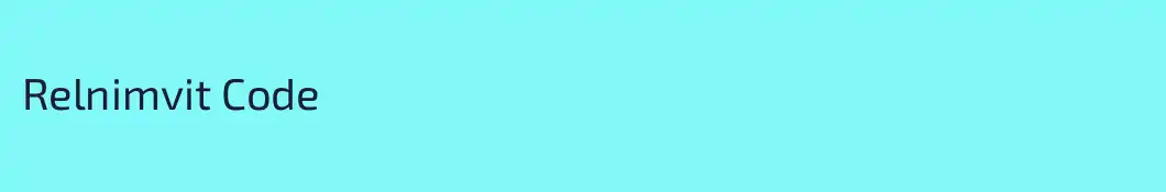 Relnimvit Code